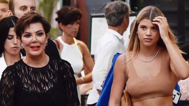 Sofia Richie Kris Jenner Italy Shopping Trip Pics