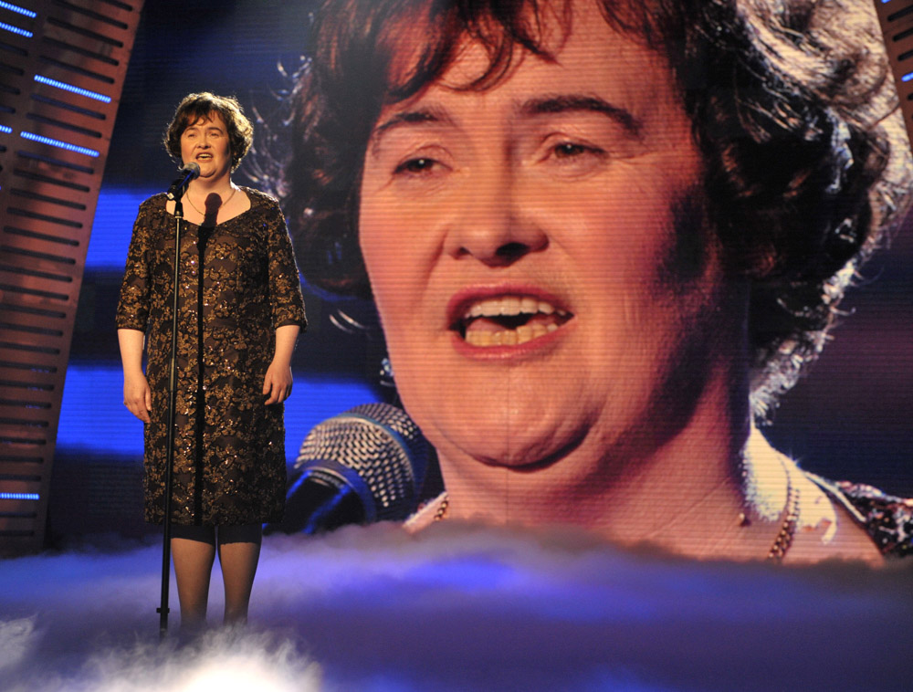 Editorial use only. No book publishing.
Mandatory Credit: Photo by Ken McKay/Shutterstock (930909x)
Susan Boyle
'Britain's Got Talent' TV  Programme  - 24 May 2009