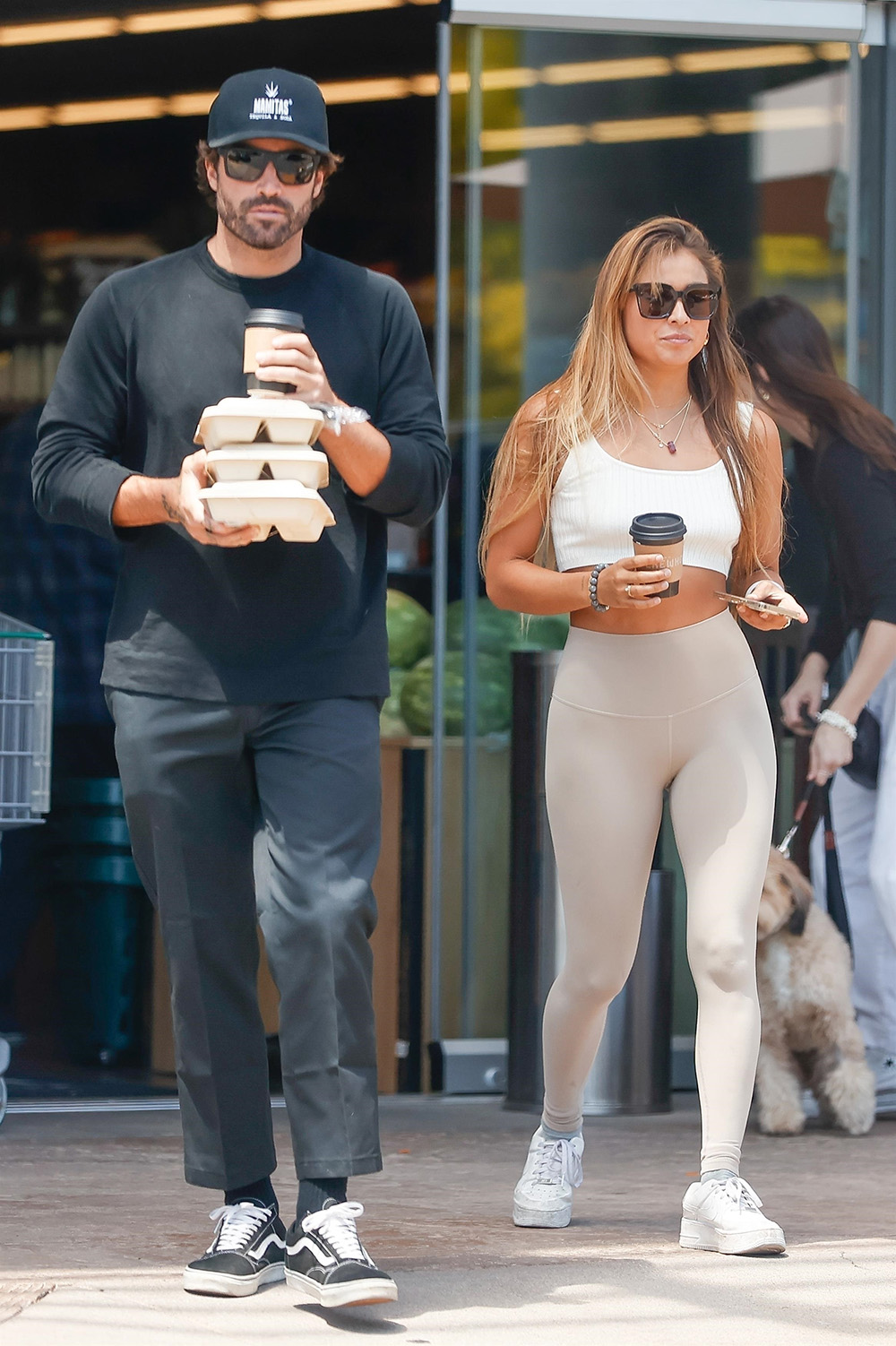 *EXCLUSIVE* Brody Jenner picks up food with pro surfer Tia Blanco at Erewhon Market in Calabasas