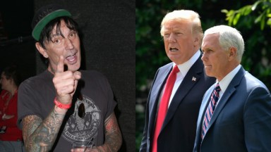Tommy Lee, Donald Trump, Mike Pence