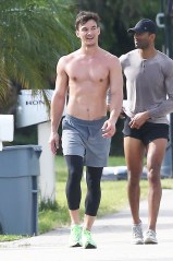 Miami, FL  - *EXCLUSIVE*  - Taylor Cameron shows off his fit physique while out on a jog. Taylor seems to be staying in shape despite the Coronavirus scare, even opting for a jogging buddy despite recommendations from the CDC to stay over 6 ft away from others.

Pictured: Taylor Cameron

BACKGRID USA 18 MARCH 2020 

USA: +1 310 798 9111 / usasales@backgrid.com

UK: +44 208 344 2007 / uksales@backgrid.com

*UK Clients - Pictures Containing Children
Please Pixelate Face Prior To Publication*