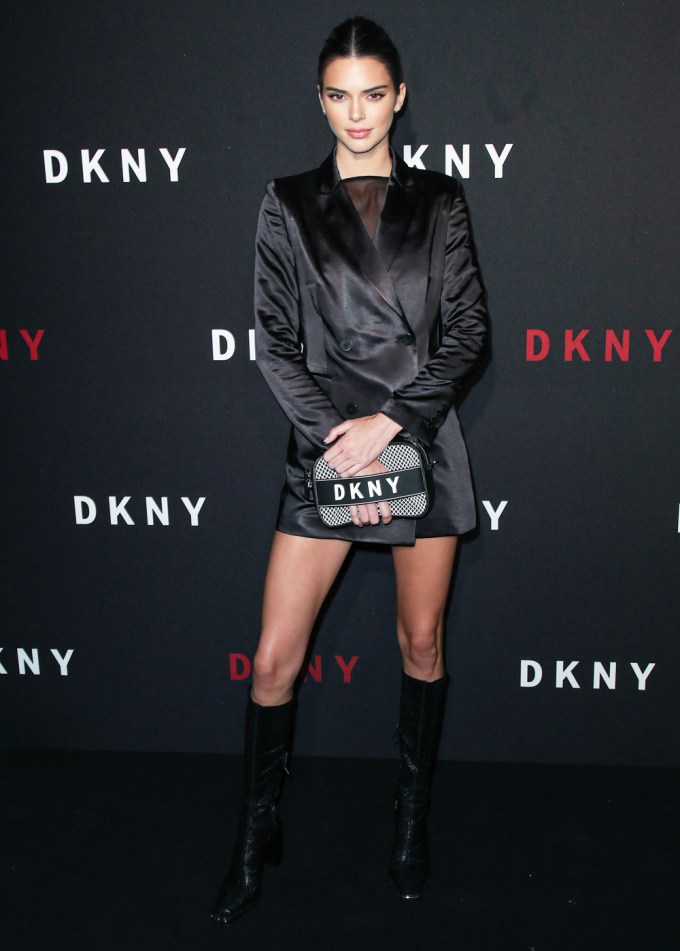 Kendall Jenner At A DKNY Party