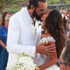 *EXCLUSIVE* Lais Ribeiro and Joakim Noah tie the knot in front of friends and family on the beach in Brazil