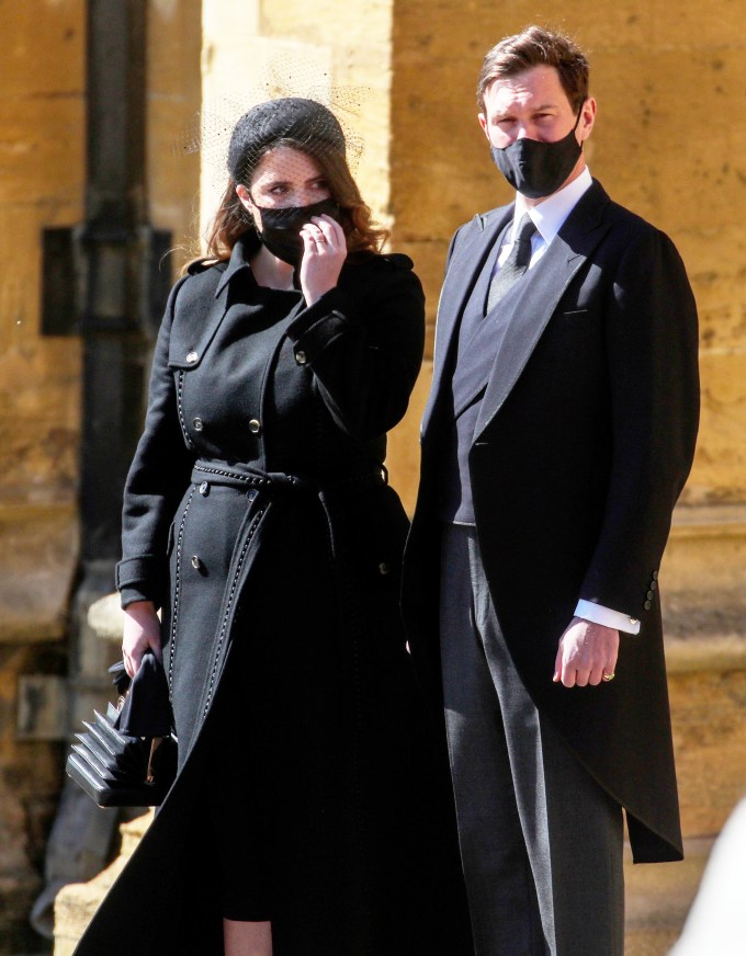 Princess Beatrice & Edoardo Mapelli Mozzi Attending Prince Philip’s Funeral