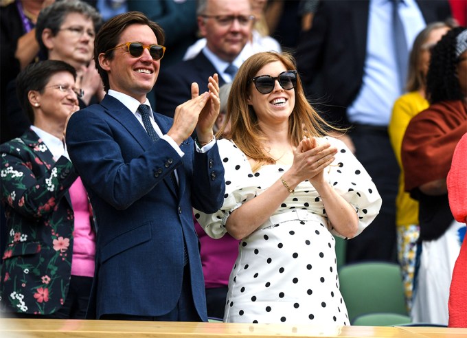 Princess Beatrice & Edoardo Mapelli Mozzi At Wimbledon 2021