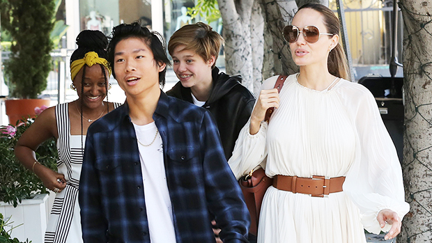 Angelina Jolie & kids on Labor Day 2019