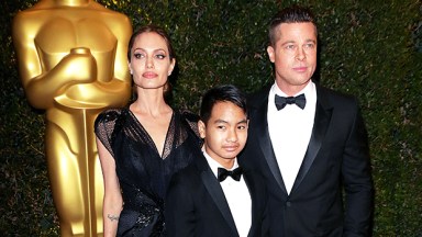 Brad Pitt, Angelina Jolie & Maddox Jolie-Pitt