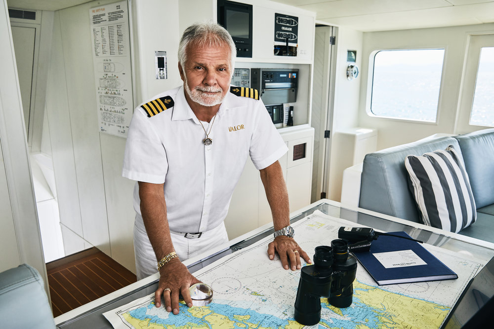 BELOW DECK -- Season:7 -- Pictured:  Captain Lee Rosbach -- (Photo by: Karolina Wojtasik/Bravo)