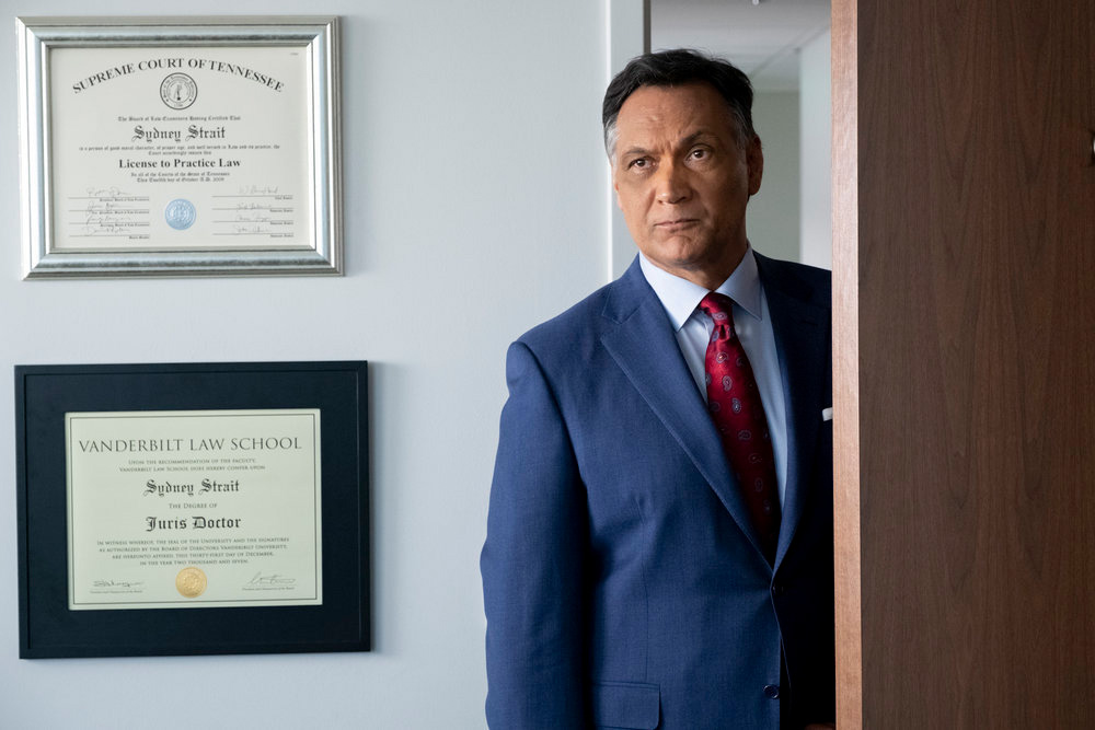 BLUFF CITY LAW -- "Pilot" Episode 101 -- Pictured: Jimmy Smits as Elijah Strait -- (Photo by: Jake Giles Netter/NBC)