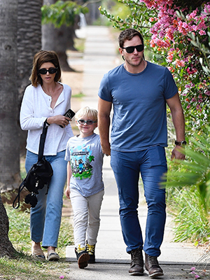 Chris Pratt, Katherine Schwarzenegger, Jack Pratt