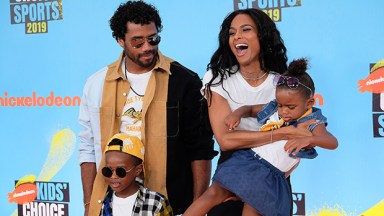 Ciara & Russell Wilson with their kids
