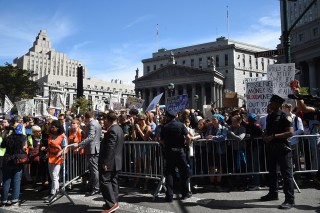 Protesters
Global Strike for Climate Change, New York, USA - 20 Sep 2019