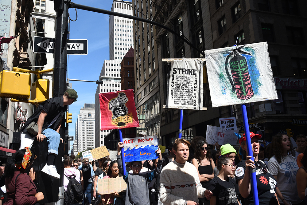 Protesters
Global Strike for Climate Change, New York, USA - 20 Sep 2019