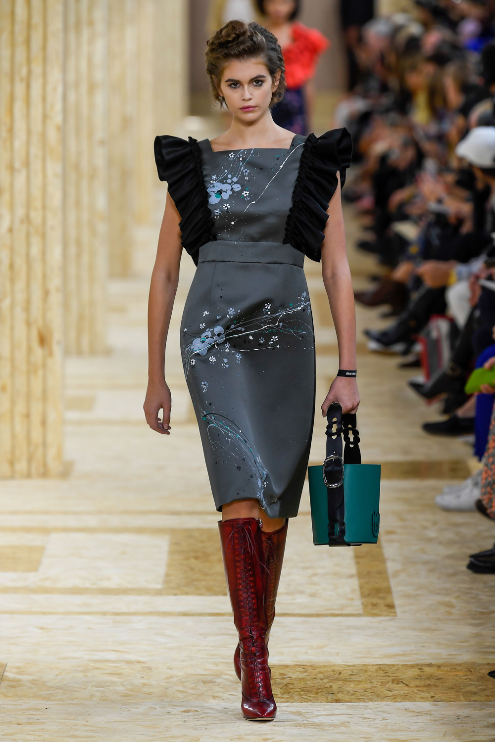 Kaia Gerber on the catwalk
Miu Miu show, Runway, Spring Summer 2020, Paris Fashion Week, France - 01 Oct 2019