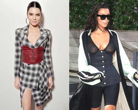 Kim Kardashian and Kylie Jenner twin in $6,349 vintage corsets