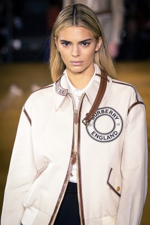 Kendall Jenner wears a creation by Burberry at the Spring/Summer 2020 fashion week runway show in London
Fashion S/S 2020 Burberry, London, United Kingdom - 16 Sep 2019
