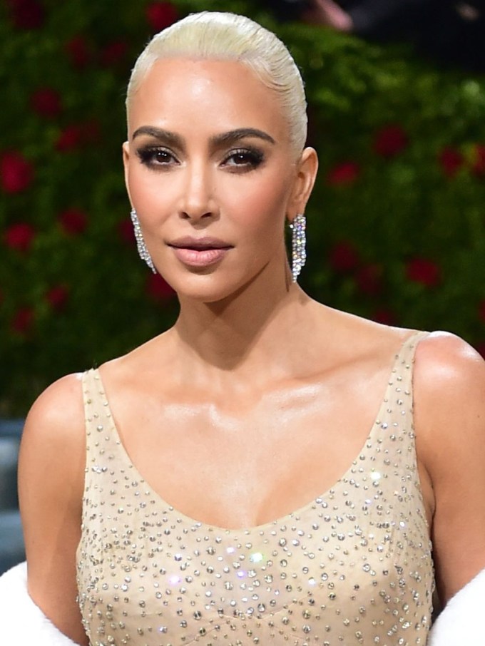 Kim Kardashian At The 2022 Met Gala