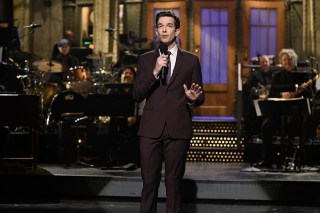 SATURDAY NIGHT LIVE -- "John Mulaney" Episode 1781 -- Pictured: Host John Mulaney during the monologue on Saturday, February 29, 2020 -- (Photo by: Will Heath/NBC)