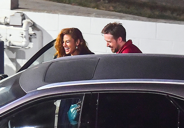 Ryan Gosling & Eva Mendes out to dinner