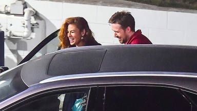 Ryan Gosling & Eva Mendes out to dinner