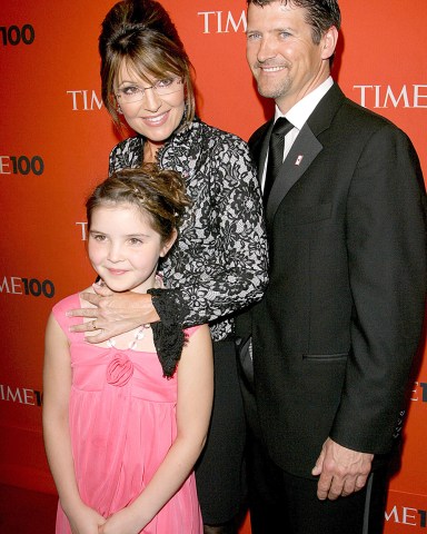 Sarah Palin with husband Todd Palin and daughter Piper Indy Palin
Time Magazine's 100 Most Influential People in the World Gala, New York, America - 04 May 2010