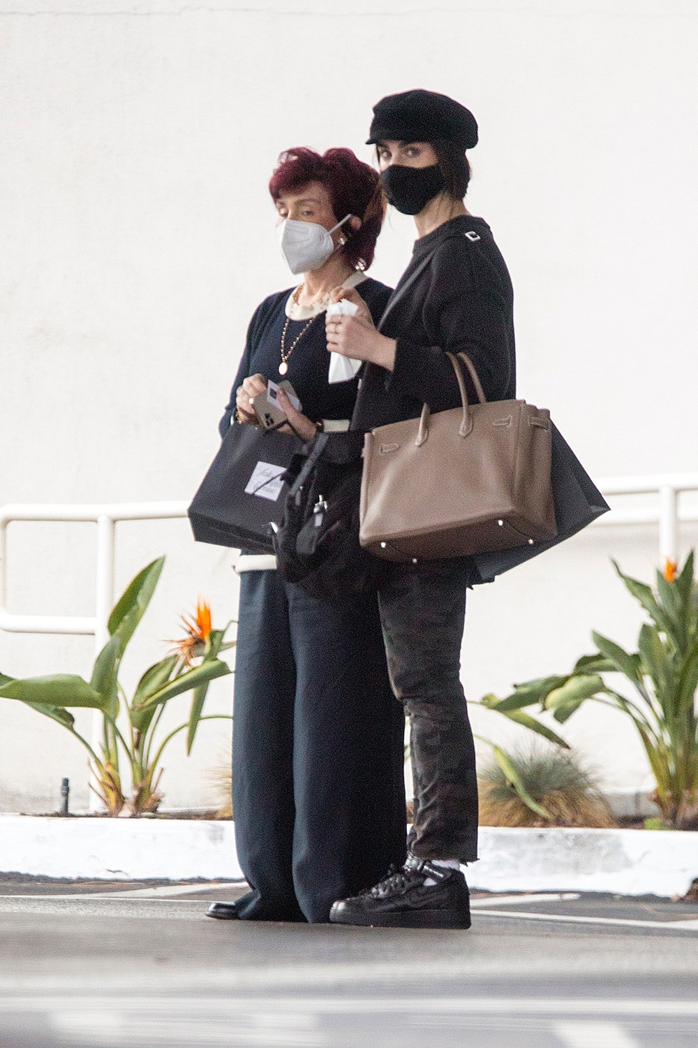 *EXCLUSIVE* Sharon Osbourne and daughter Aimee go shopping at Saks Fifth Avenue