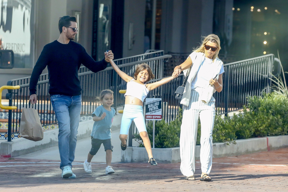 *EXCLUSIVE* Scott Disick, Sofia Richie, and Scott's kids make a joyous bunch!