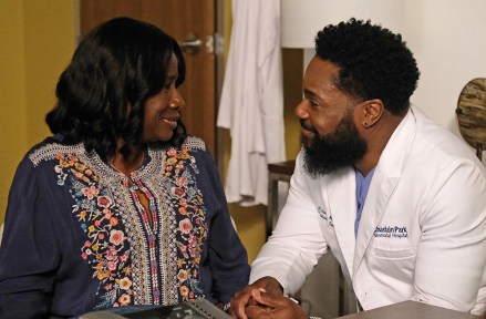 THE RESIDENT: L-R: Guest star Summer Selby and Malcolm-Jamal Warner in the “A Children’s Story” episode of THE RESIDENT airing Tuesday, May 11 (8:00-9:01 PM ET/PT) on FOX. ©2021 Fox Media LLC Cr: Guy D'Alema/FOX