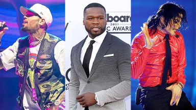 Chris Brown, 50 Cent, Michael Jackson
