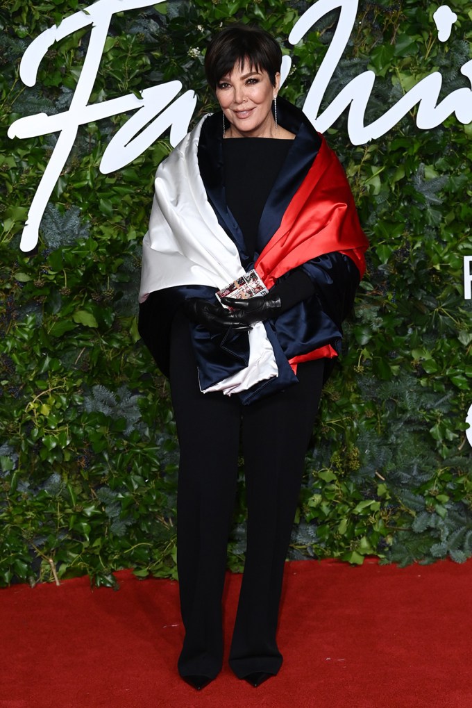 Kris Jenner At The 2021 Fashion Awards