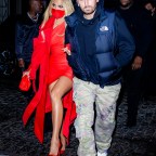 Khloe Kardashian Is A Vision In Red As She Arrives With Scott Disick To The SNL After Party At Zero Bond