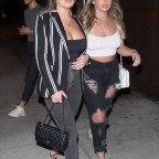 EXCLUSIVE: Brielle and Ariana Biermann after a late dinner in West Hollywood