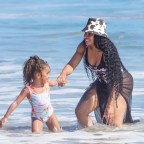 *EXCLUSIVE* Blac Chyna enjoys a beach day with her daughter Dream in Malibu amid news she has landed a new role in "Secret Society 2."