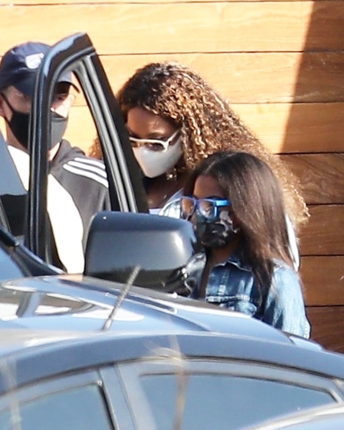 Blue Ivy & Beyonce On Lunch Date
