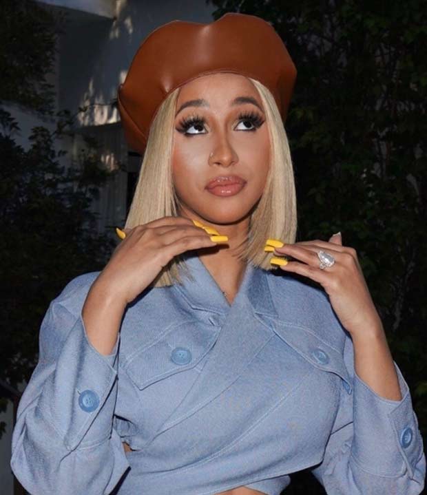 Cardi B’s Blonde Bob Hair Makeover – Pics – Hollywood Life