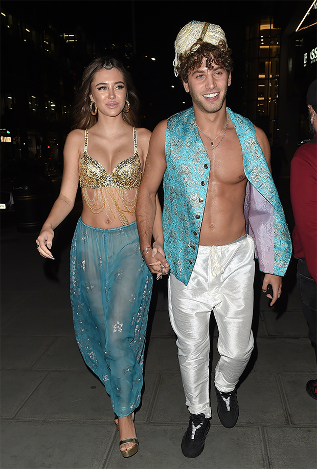 delilah hamlin eyal booker aladdin halloween 2019