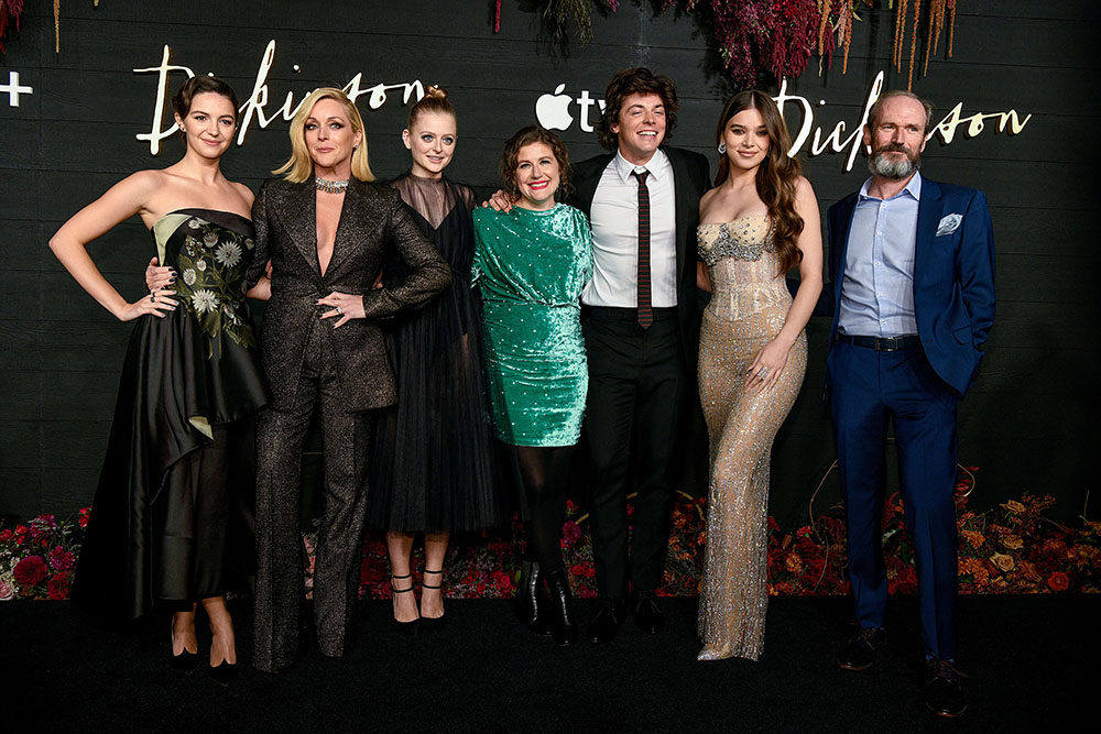 Ella Hunt, Jane Krakowski, Anna Baryshnikov, Alena Smith, Adrian Enscoe, Hailee Steinfeld, Toby Huss
'Dickinson' TV Show Premiere, Arrivals, St. Ann's Warehouse, New York, USA - 17 Oct 2019