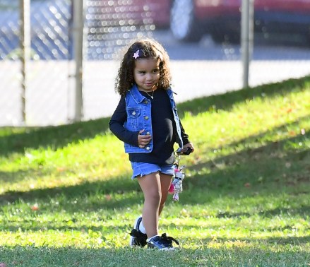 EXCLUSIVE: Blac Chyna takes her daughter Dream Kardashian to support her little brother King at his soccer game in Woodland Hills.  Blac was seen arriving and spending time with a mystery man as she stood on the sidelines with the other parents.  Dream Kardashian was seen having a great time running around and at one point she had a phone on her hand and she typed 911 on the calculator key pad.  ** SPECIAL INSTRUCTIONS *** Please pixelate children's faces before publication. **.  06 Oct 2019 Pictured: Blac Chyna, Dream Kardashian, King Stevenson.  Photo credit: Marksman / MEGA TheMegaAgency.com +1 888 505 6342 (Mega Agency TagID: MEGA522163_015.jpg) [Photo via Mega Agency]