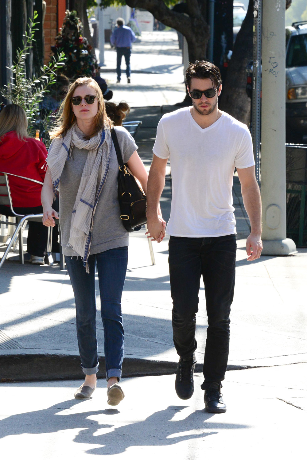 Emily VanCamp and Josh Bowman out and about, Los Angeles, America - 10 Feb 2014