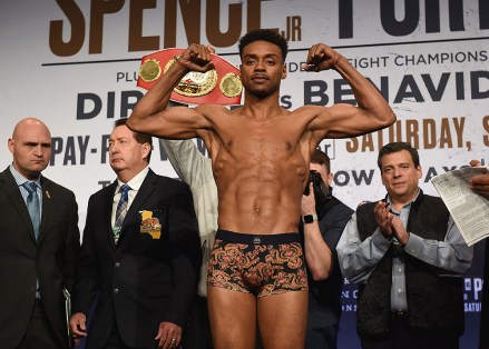 Errol Spence Jr.
Fox Sports PBC Pay-Per-View fight night weight in, Los Angeles, USA - 27 Sep 2019