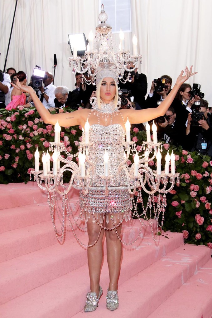 Katy Perry as a Chandelier