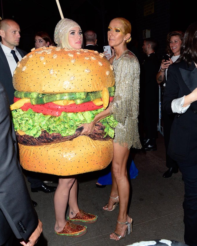 Katy Perry as a Hamburger