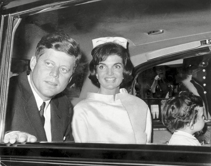 President John F Kennedy & Jackie In London.