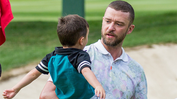 Justin Timberlake & Son Silas Run At Baseball Practice: Cute Photo