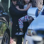 *EXCLUSIVE* Kris Jenner leaves the Kardashian family Christmas photoshoot