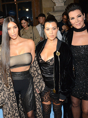 Kris Jenner with Kim & Kourtney Kardashian