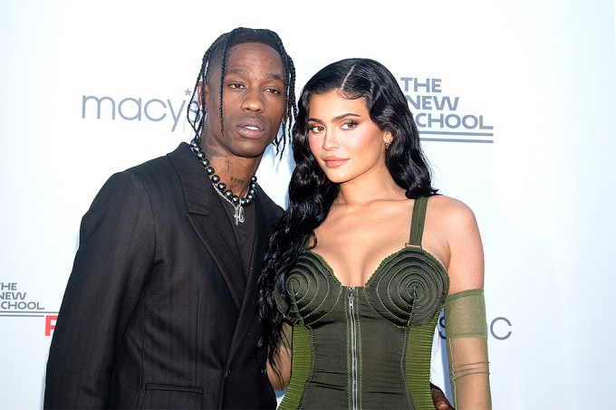 Travis Scott & Kylie Jenner At The 72nd Annual Parsons Benefit