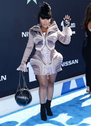 Lil Kim
BET Awards, Arrivals, Microsoft Theater, Los Angeles, USA - 23 Jun 2019
Wearing Afffair