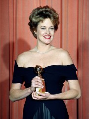 Griffith Actress Melanie Griffith holds her Golden Globe award for best actress in a musical or comedy movie in Beverly Hills, . Griffith won for her role in "Working Girl
Golden Globes Griffith 1989, Beverly Hills, USA