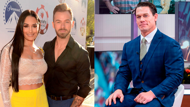 Nikki Bella and beau Artem Chigvintsev spotted out after her ex John Cena  appeared with mystery gal